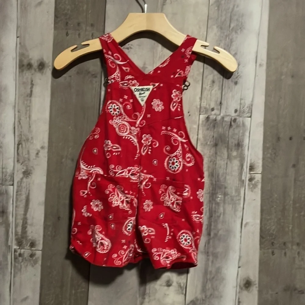 Oshkosh B’gosh Bandana Print Shortalls